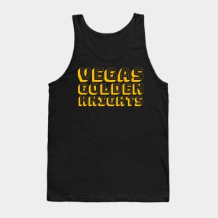 Vegas golden retro Tank Top